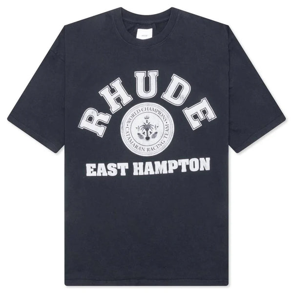 Rhude Hampton Catamaran Vintage Black Tee