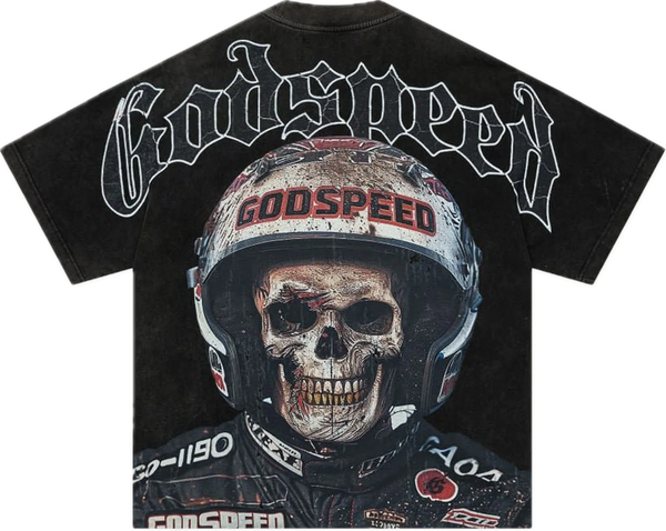 Godspeed Crash Out Black Tee