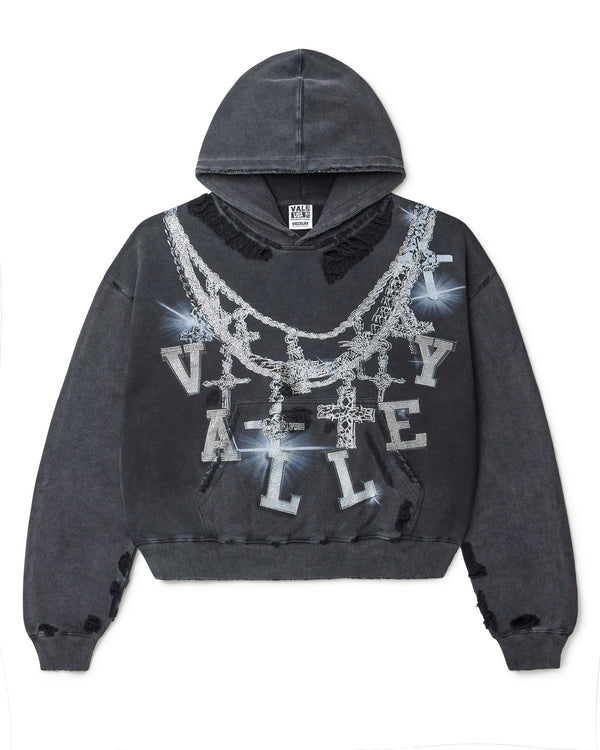 Vale Big Chain Black Hoodie