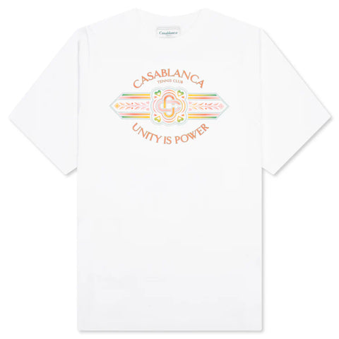 Casablanca Unity is Power White Tee