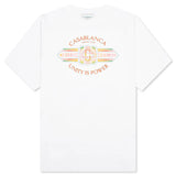 Casablanca Unity is Power White Tee