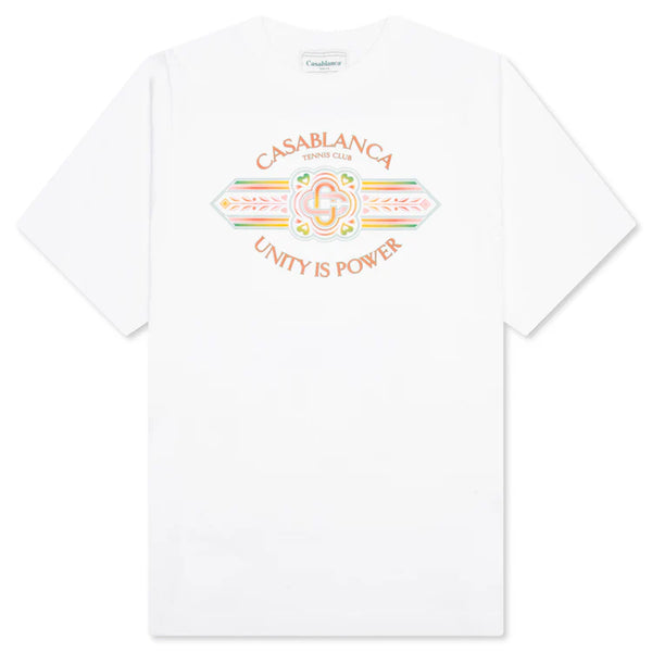 Casablanca Unity is Power White Tee