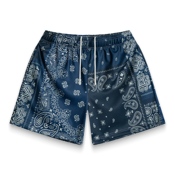 Bravest Studios Navy Flower Shorts