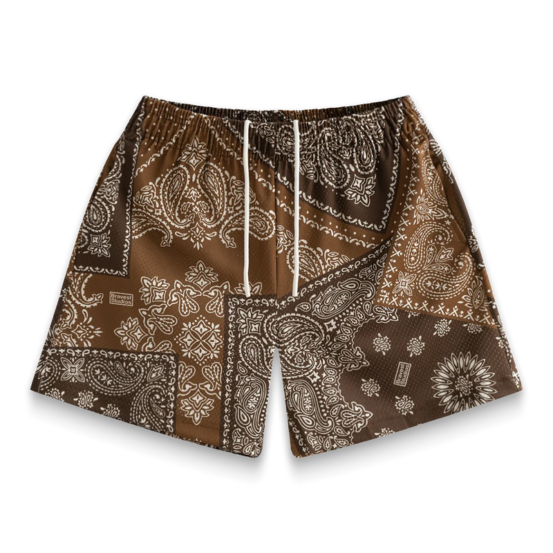 Bravest Studios Brown Porcelain Shorts