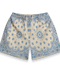 Bravest Studios Cream Blue Paisley Shorts