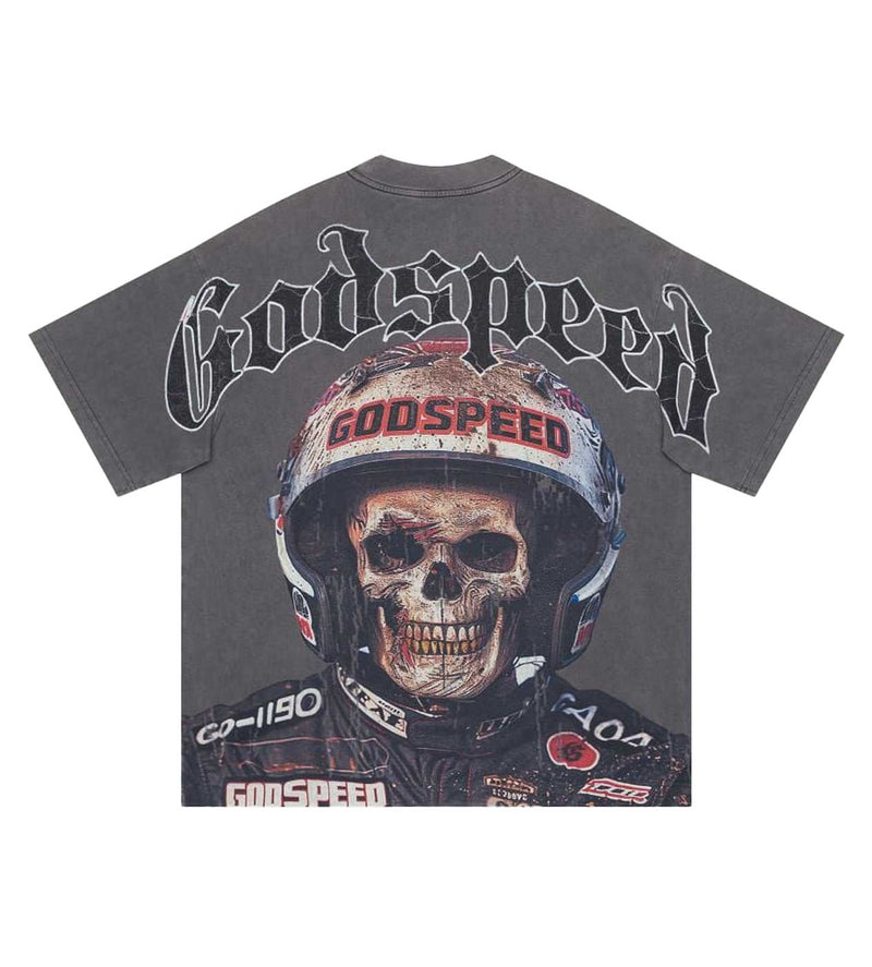 Godspeed Crash Out Grey Tee