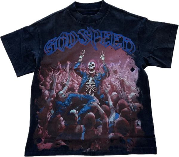 Godspeed Crowd Surf Black Tee