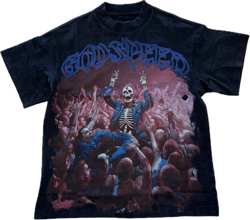 Godspeed Crowd Surf Black Tee