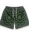 Bravest Studios Green Two Tone Paisley Shorts