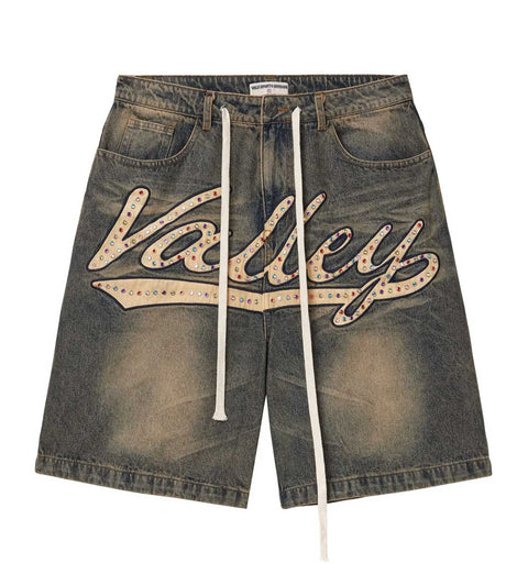 Vale Blue Skittles Jorts