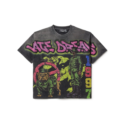 Vale Graffiti Black Blue Tee