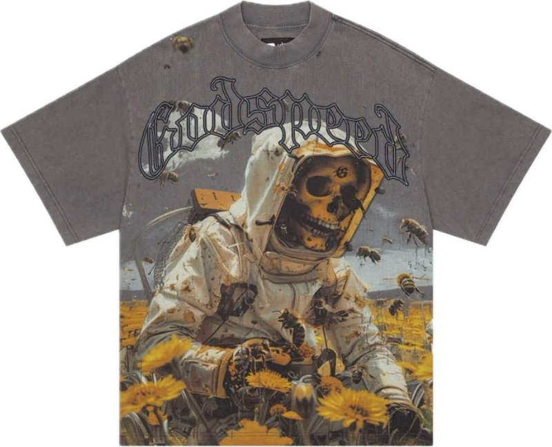 Godspeed Save The Bees Grey Tee