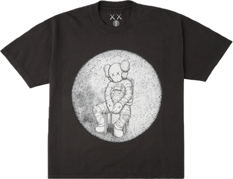 Kaws Kid Cudi Moon Black Tee