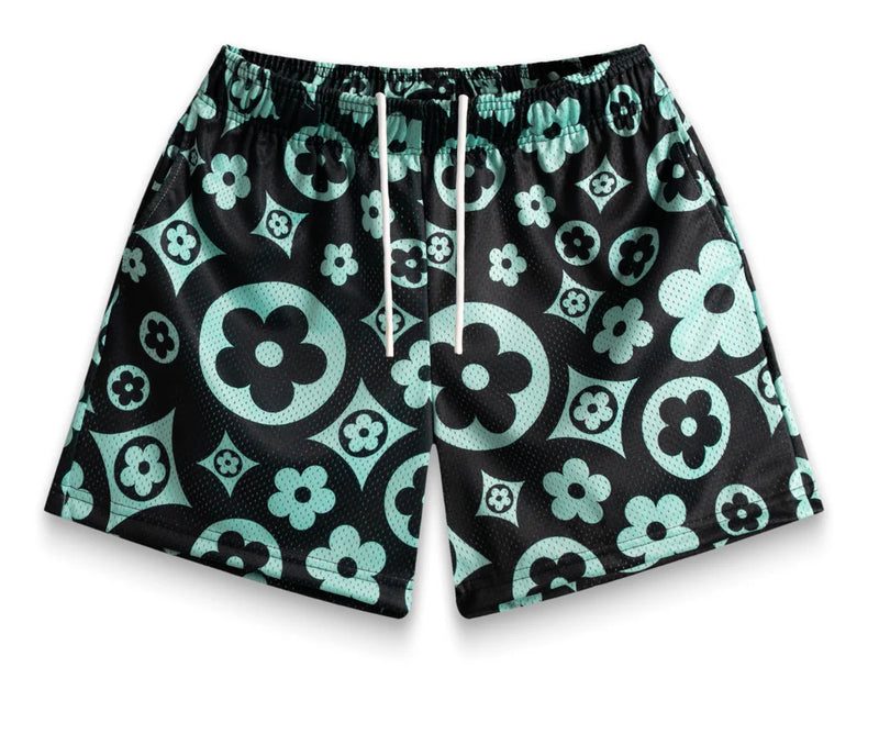 Bravest Studios Menthol Flower Shorts