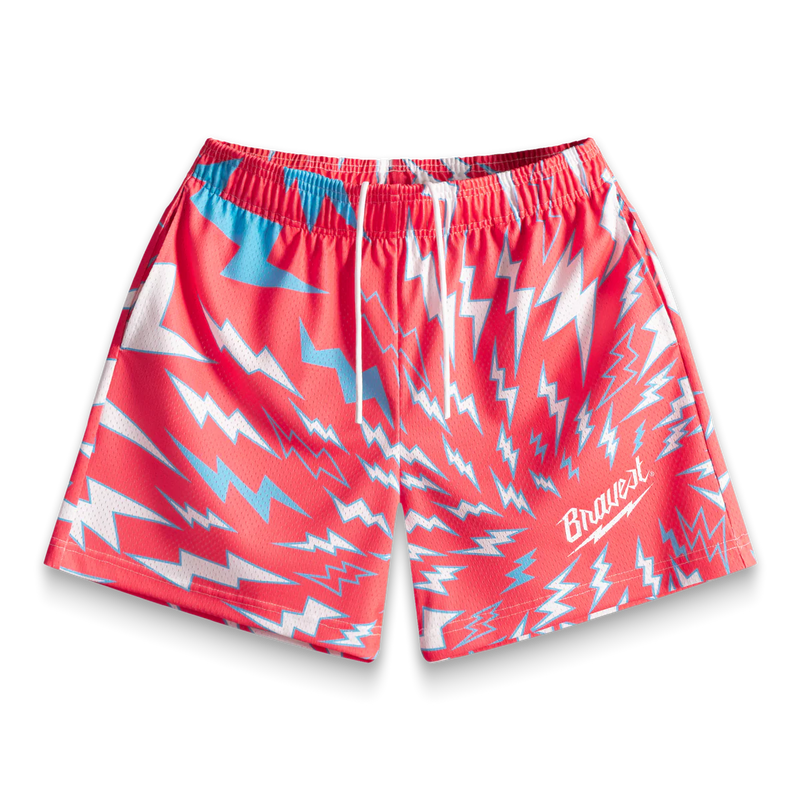 Bravest Studios Pink Lightning Shorts