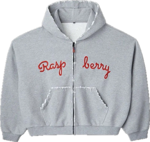 GV Gallery Raspberry Script Grey Zip up Hoodie – Courtside Kicks