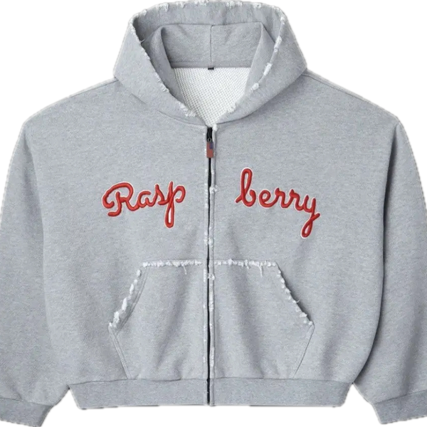 GV Gallery Raspberry Script Grey Zip up Hoodie – Courtside Kicks