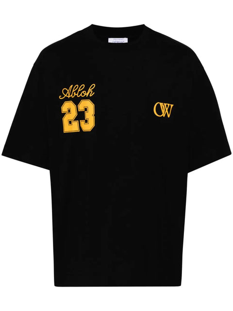 Off White Gold 23 Skate Black Tee