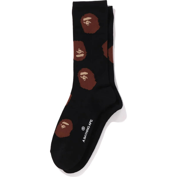 Bape Ape Head Black Socks