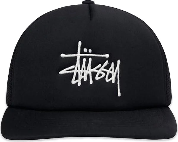 Stussy Basic Black Snapback Hat