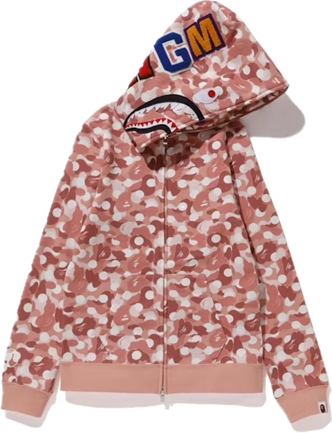 Bape Barbie Camo Shark Full Zip