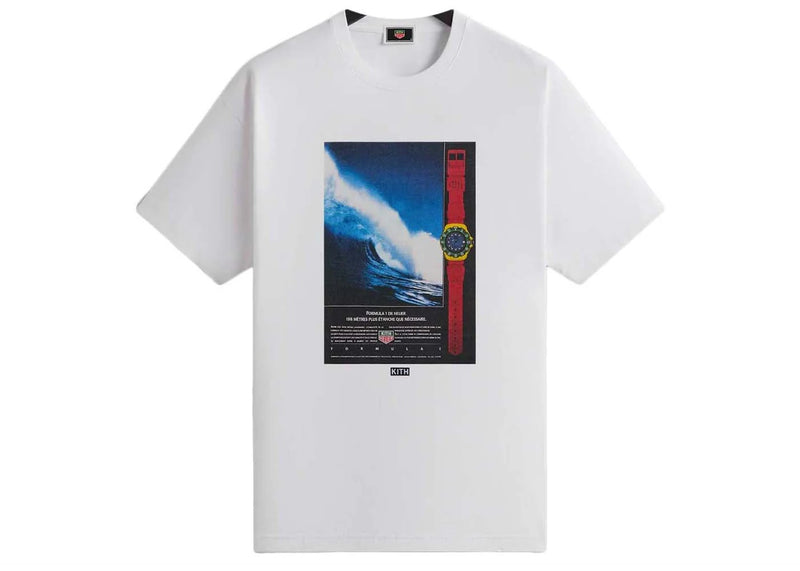 Kith TAG Heuer F1 Hawaii White Tee