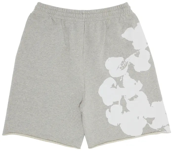 Denim Tears Big Cotton Wreath Grey Shorts
