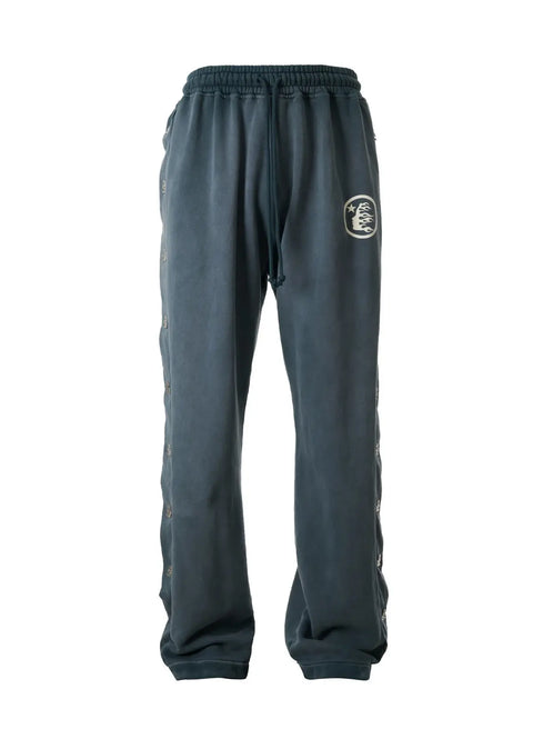 Hellstar Mirror Faced Black Sweatpants