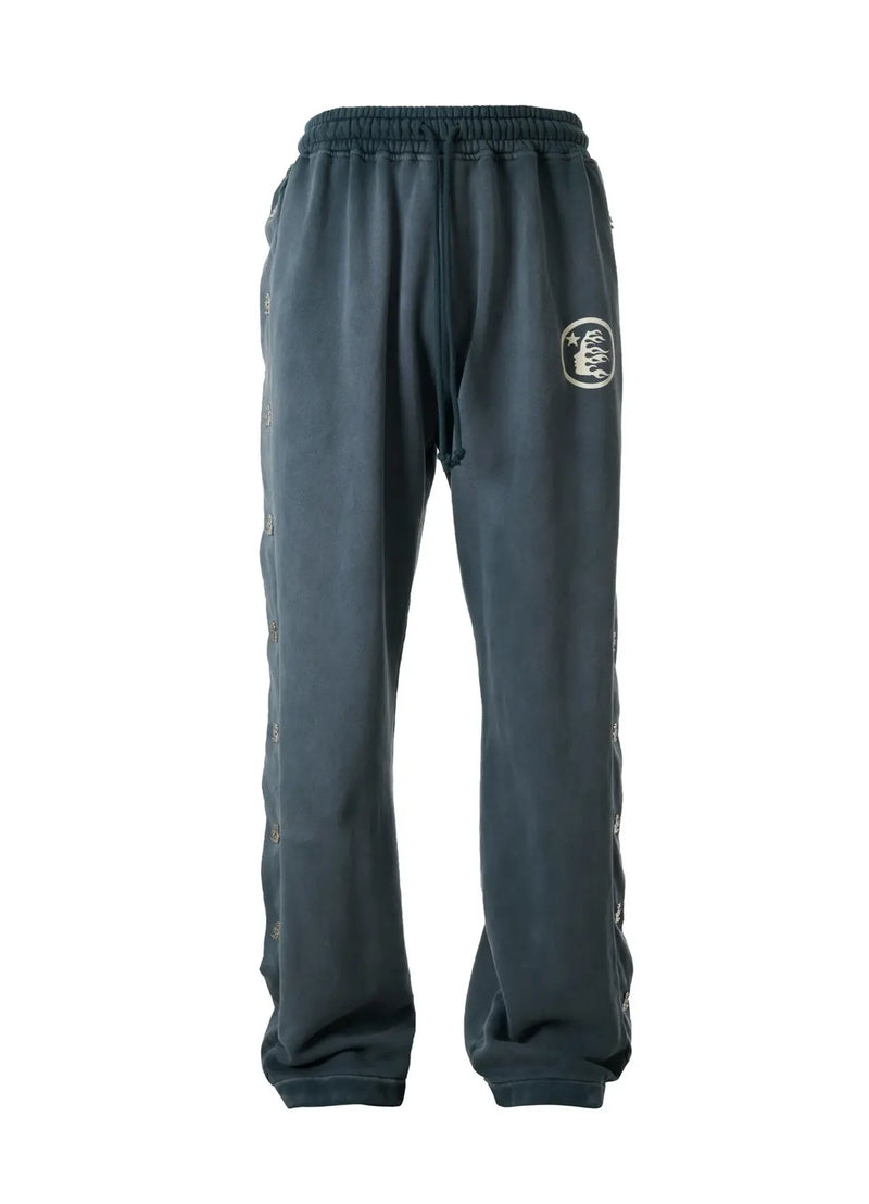 Hellstar Mirror Faced Black Sweatpants