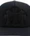 Chrome Hearts Cemetery Black Leather Trucker