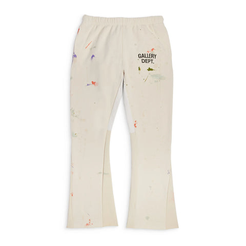 Gallery Dept. Cream Flare Sweatpants