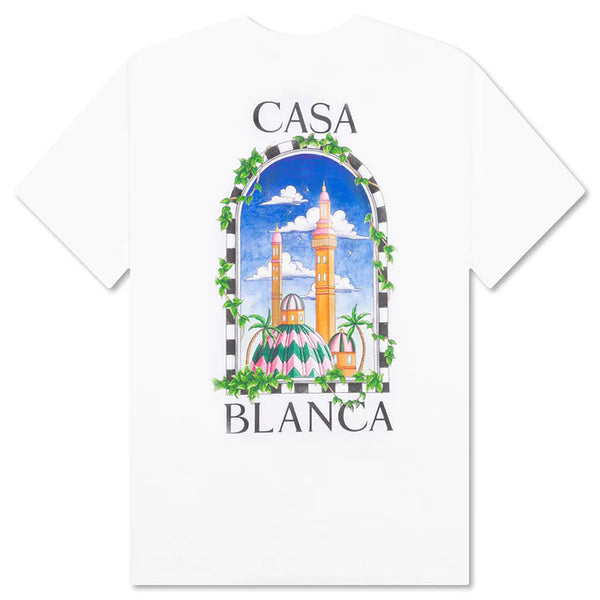 Casablanca Vue De Damas White Tee