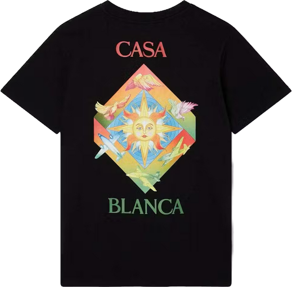 Casablanca Les Elements Black Tee