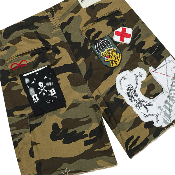 Godspeed Patchwork Cargo Shorts