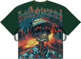 Godspeed Natural Disaster Forrest Green Tee