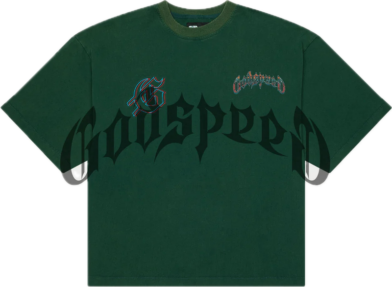 Godspeed Natural Disaster Forrest Green Tee