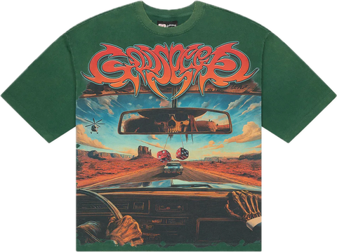 Godspeed On The Run Green Tee