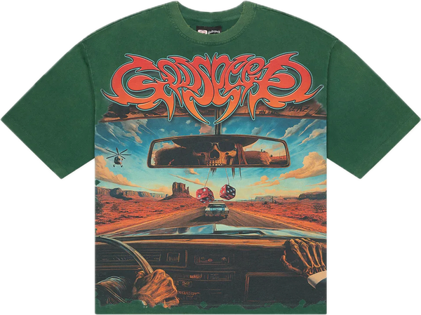 Godspeed On The Run Green Tee