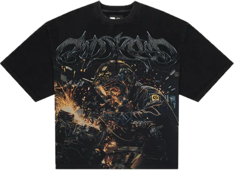 Godspeed Steel Sharpens Steel Black Tee