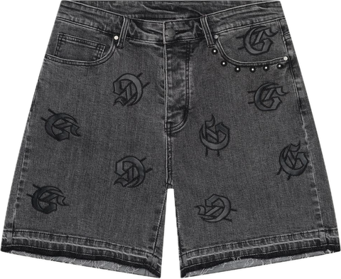Godspeed Infinity Black Denim Shorts
