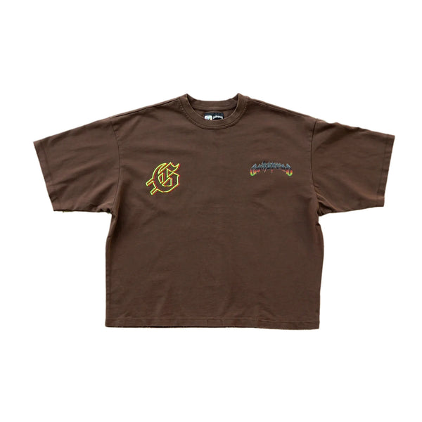 Godspeed Biker Nation Mocha Tee