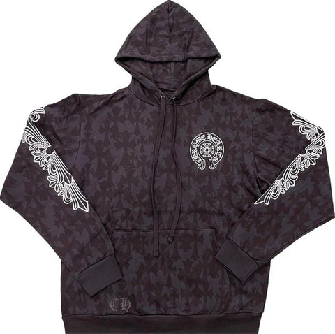 Chrome Hearts Monogram Cross Black Hoodie