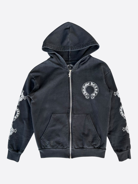 Chrome Hearts OG T-Bar Thermal Lined Black Zip