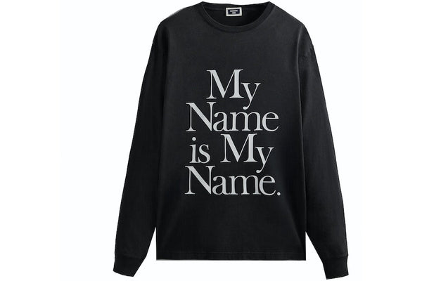 Kith The Wire My Name is My Name Black L/S Tee