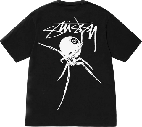 Stussy Arachnid Black Tee