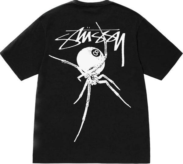 Stussy Arachnid Black Tee