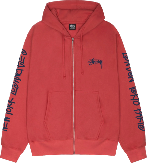 Stussy Big Cities Pepper Zip Up