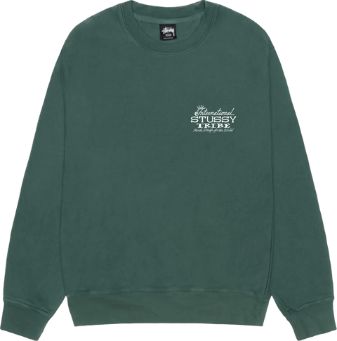 International Stussy Tribe Forest Crewneck