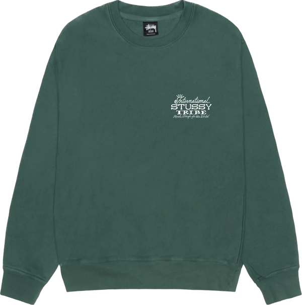 International Stussy Tribe Forest Crewneck