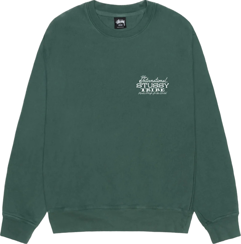 International Stussy Tribe Forest Crewneck